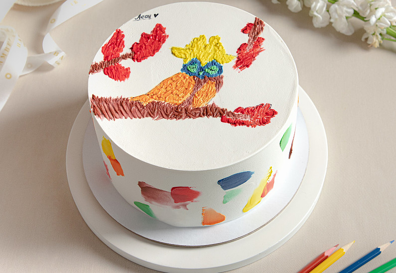 Торты с дизайнами детских рисунков в Ribambelle Cakes&Sweets