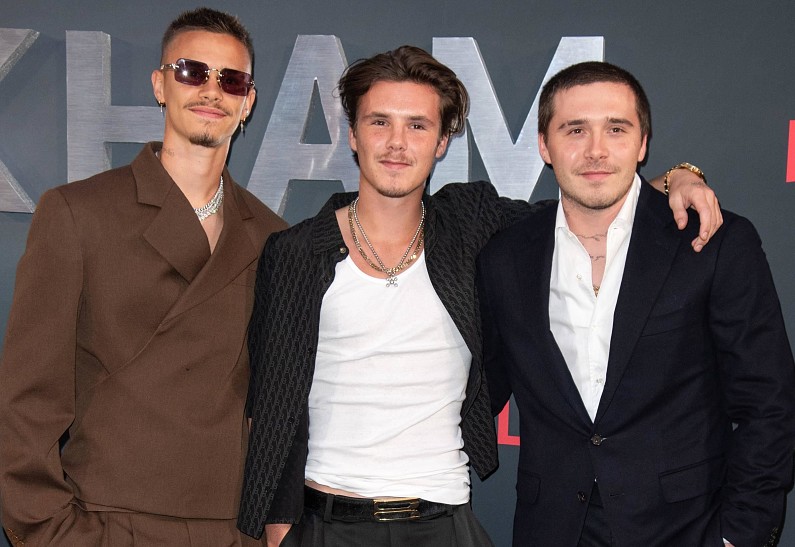 Бруклин Бекхэм пропустил звездную вечеринку в честь 50-летия своего отца из-за ссоры с Ромео