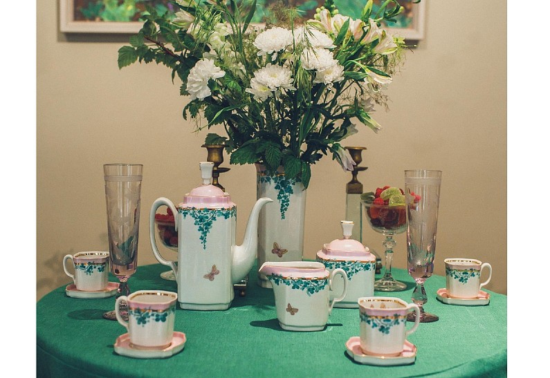 В Москве состоялась светская презентация новых коллекций хрусталя, фарфора и текстиля «Русской сказки»