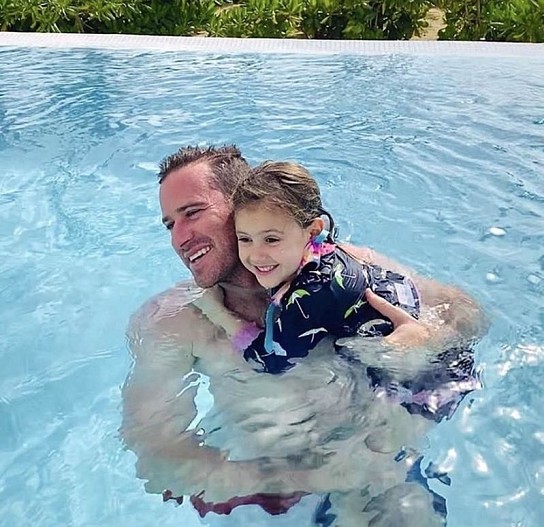 Арми Хаммер с дочерью