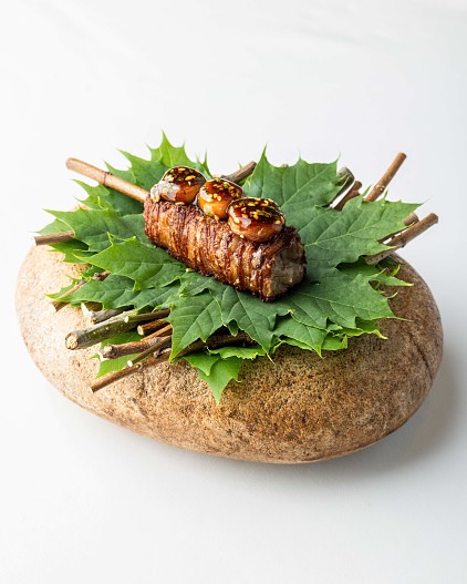 Говяжье ребро, маринованное в горгонзоле