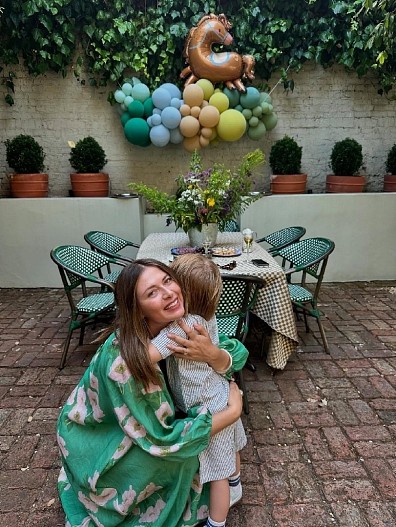 Мария Шарапова с сыном Теодором