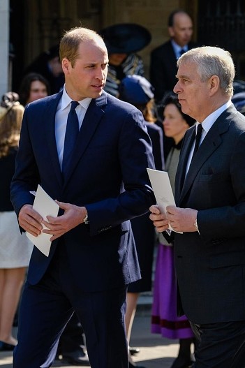 Принц Уильям и принц Эндрю