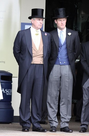 Принц Эндрю и принц Гарри