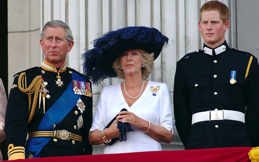 Карл III, королева Камилла, принц Гарри