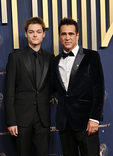 Колин Фаррелл с сыном