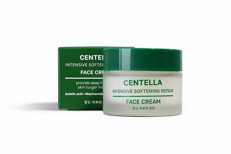 Name Skin Care Восстанавливающий крем для лица с центеллой интенсивное смягчение