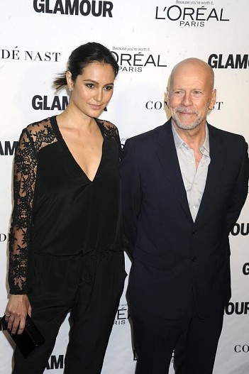 Эмма Хемин и Брюс Уиллис