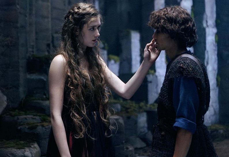 Рузиль Минекаев и Алёна Долголенко на съемках фэнтези-блокбастера «Руслан и Людмила. Волшебное путешествие»