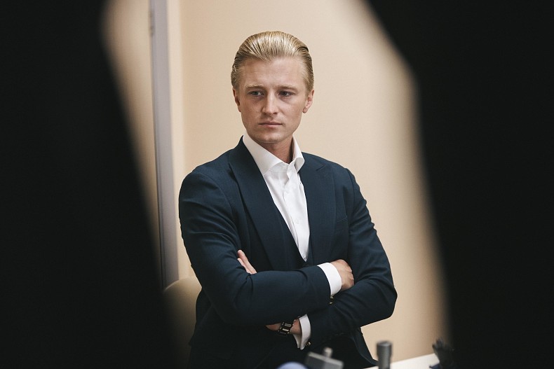 Вячеслав Чепурченко на съемках сериала&nbsp;«Интересное положение»