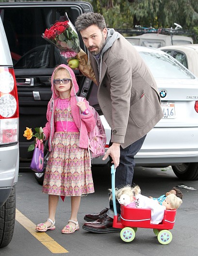 Бен Аффлек с дочерью