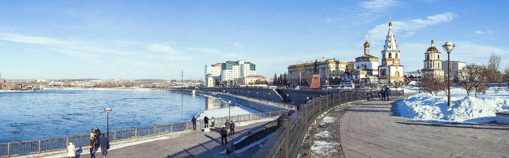 Иркутск, набережная Ангары