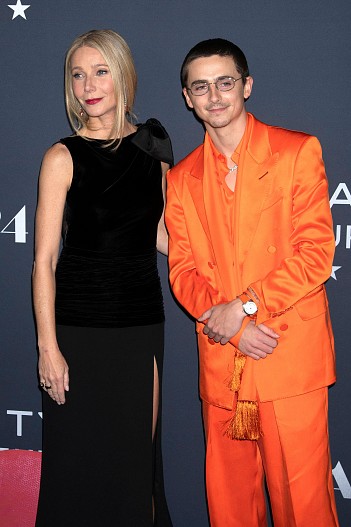 Гвинет Пэлтроу и Тимоти Шаламе