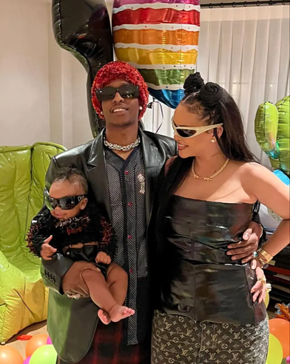 Рианна и A$AP Rocky с сыном