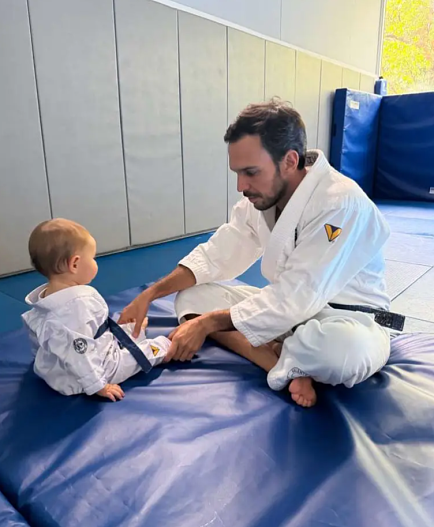 Хоаким Валенте с сыном