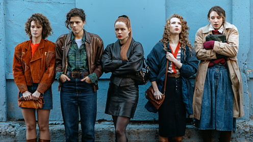 Пётр Фёдоров, Мила Ершова, Мария Мацель и Кирилл Кяро на съемках драмы «Казино». Фото с площадки!