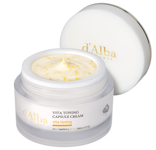 Осветляющий капсульный крем Vita Toning Capsule Cream, dAlba.