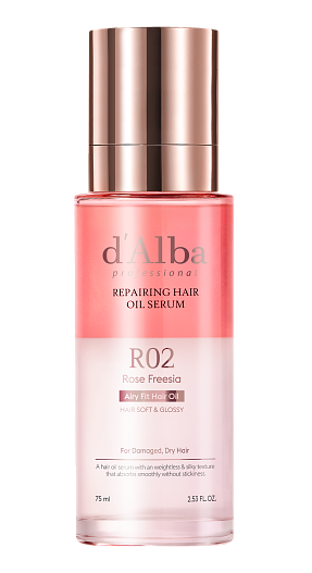 Восстанавливающее масло-сыворотка для волос Professional Repairing Hair Oil Serum, dAlba