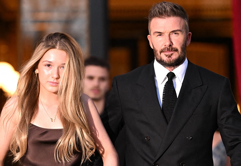 Харпер Бекхэм трогательно поздравила отца с Днем святого Валентина