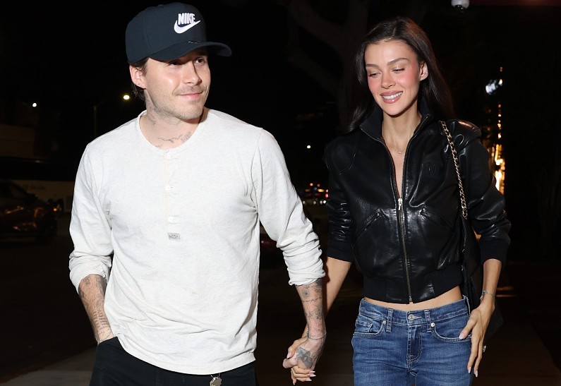 Бруклин Бекхэм отправил Николе Пельтц трогательное послание в честь Дня всех влюбленных