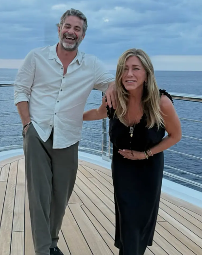 Джим Кертис и Дженнифер Энистон