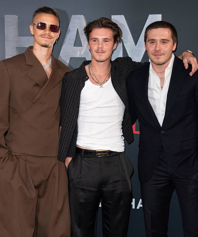 Ромео Бекхэм дал понять, как относится к Бруклину и Николе Пельтц