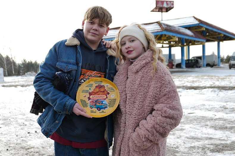 На съемках фильма «Драники»&nbsp;