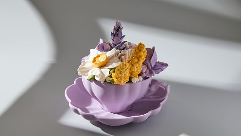 8 марта в Ribambelle: зефирные букеты и орхидеи в шоколадной чашке