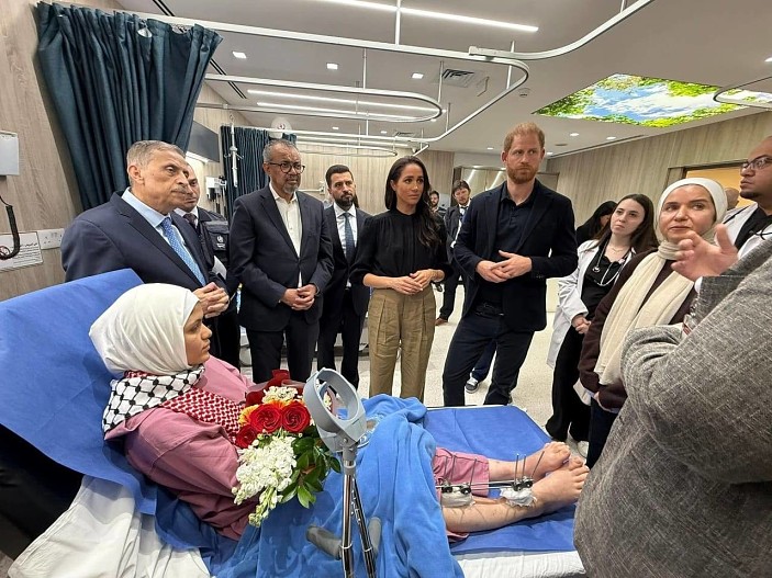 Меган Маркл и принц Гарри в Иордании