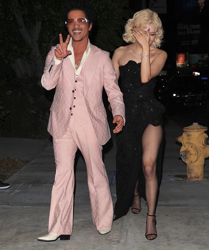 Бруно Марс подогрел слухи о романе с участницей Blackpink