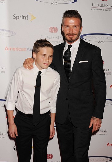 Бруклин и Дэвид Бекхэм