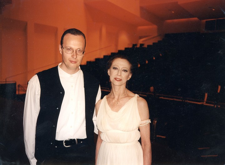 Вадим Верник и Майя Плисецкая