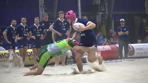 Объявлены победители Чемпионата Москвы по пляжному регби