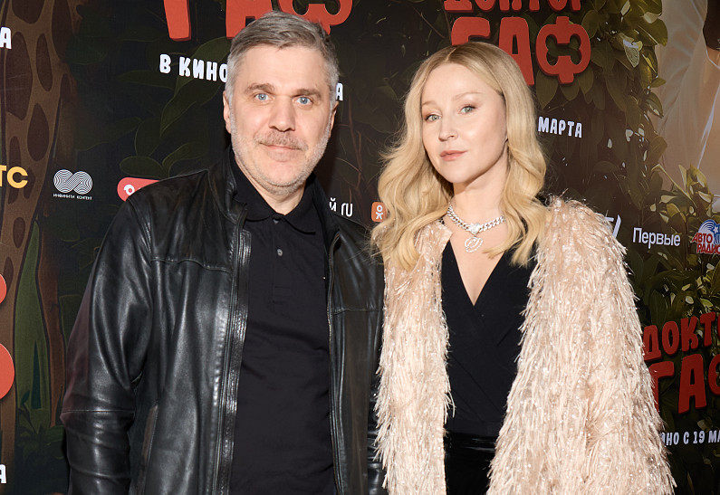 Ольга Медынич, Ирина Розанова, Джемал Тетруашвили на премьере семейного фильма «Доктор Гаф»