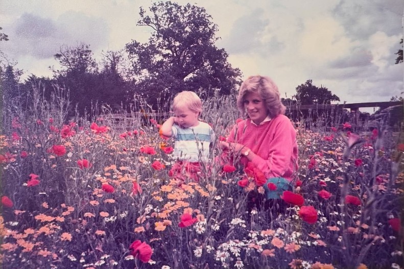 Принц Уильям и принцесса Диана