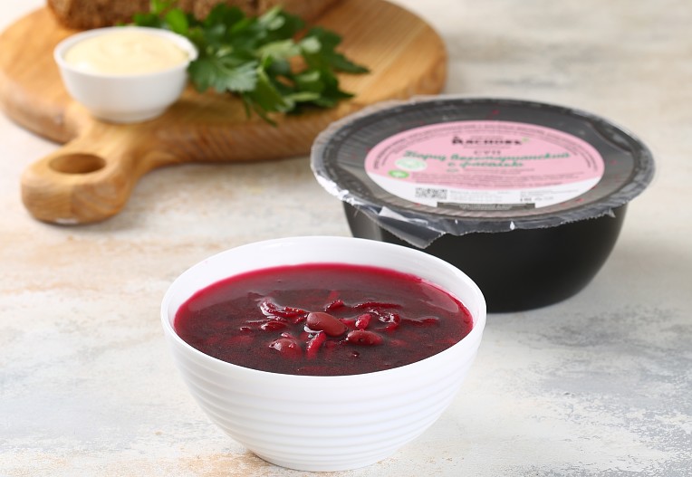 Борщ с фасолью