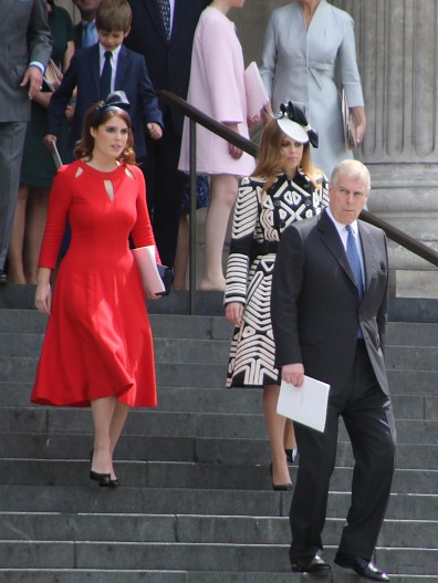 Принцесса Евгения, принцесса Беатрис, принц Эндрю