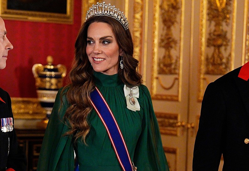 Кейт Миддлтон вышла в свет в диадеме принцессы Дианы