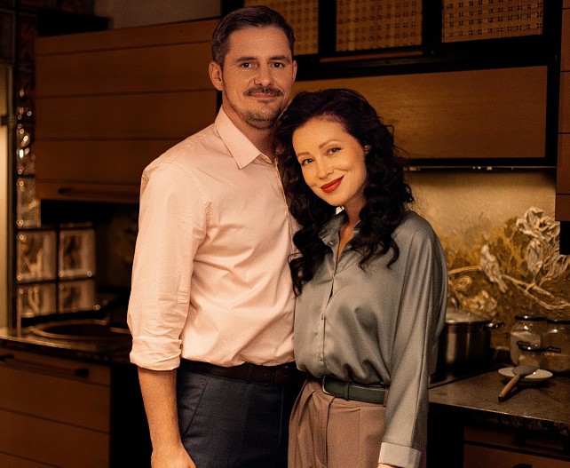 Дмитрий Палмарчук и&nbsp;Ирина Темичева на съемках сериала «Зов русалки»