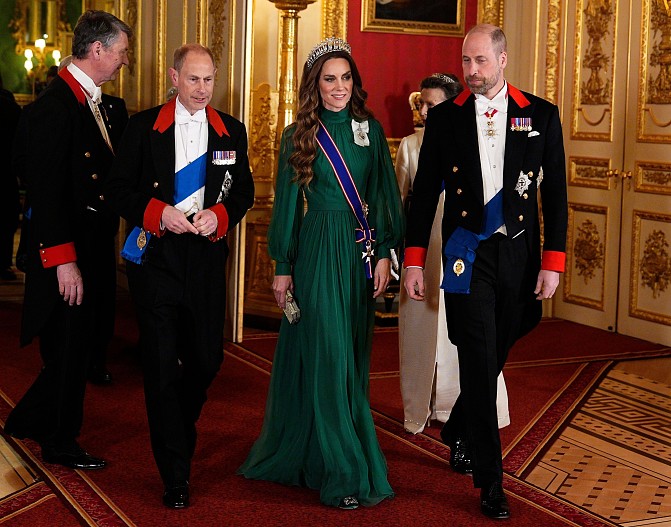 Принц Эдвард, Кейт Миддлтон, принц Уильям