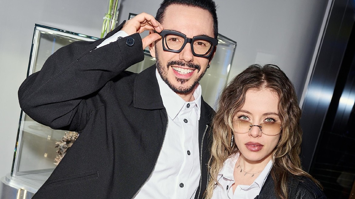 Тимур Родригез и Катя Кабак, Аврора, Лина Дембикова на презентации нового дропа украшений