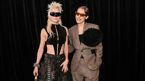 Наталья Чистякова-Ионова, Маша Фёдорова, Виктория Шелягова поддержали Ксению Собчак на презентации модного проекта