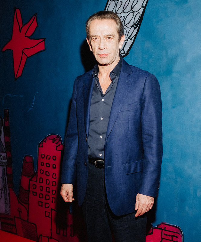 Владимир Машков, Саша Бортич, Никита Кологривый на премьере сериала «В Хогвартс я не попал»