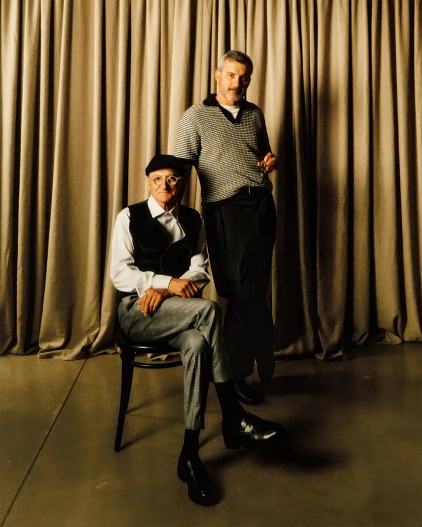 Давид Пельисер и его отец