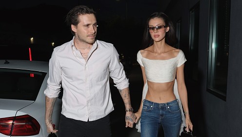 Никола Пельтц устроила Бруклину Бекхэму сюрприз на день рождения