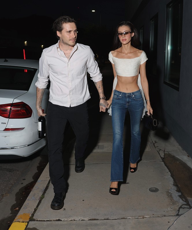 Никола Пельтц устроила Бруклину Бекхэму сюрприз на день рождения