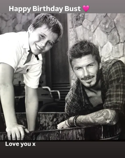 Бруклин и Дэвид Бекхэм