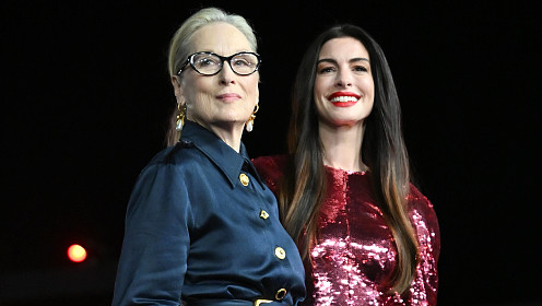 Энн Хэтэуэй и Мерил Стрип представили фильм «Дьявол носит Prada 2» в Мексике