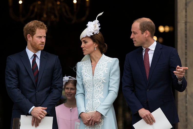 Принц Гарри, Кейт Миддлтон, принц Уильям