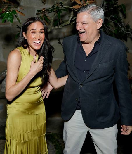 Меган Маркл и Тед Сарандос